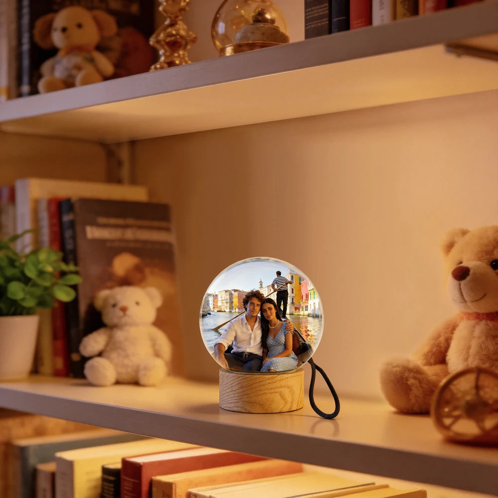 3D Crystal Digital Photo Frame Lamp