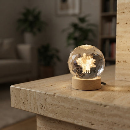 3D Crystal Digital Photo Frame Lamp